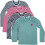 (Red,L)T-shirt manica lunga Comme Des Garcons cdg gioco piccolo cuore rosso cotone moda 2