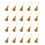 20Pcs Miniature Artificial Mini Straw Brooms Witches Decor Toy 1