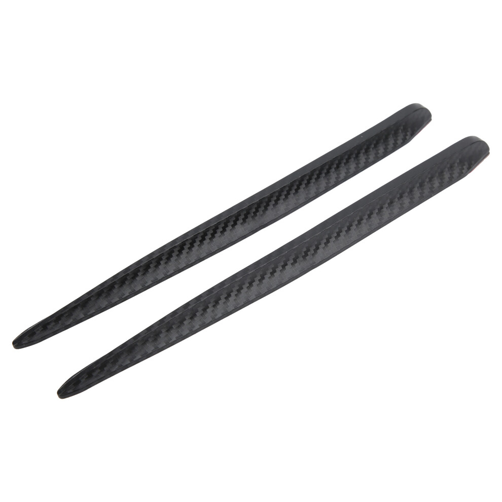 2Pcs Carbon Fiber Rubber Car Bumper Corner Guard Protector 245Mm 4991340637550