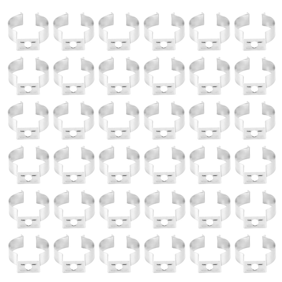 120Pcs T8 Light Bulbs U Clips Holder Fluorescent Tube Lamp Bracket 4713507984556