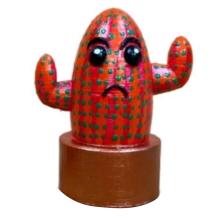 Cactus Doll Big Eye CactusMini Desktop Cactus Decoration A