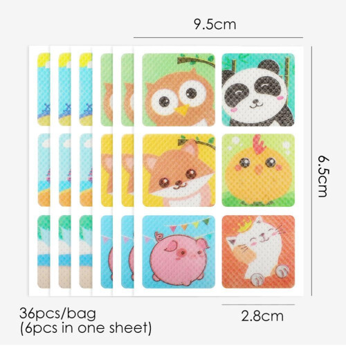 Mosquito Repellent Stickers - 36 Pcs with Natural Essential Extracts