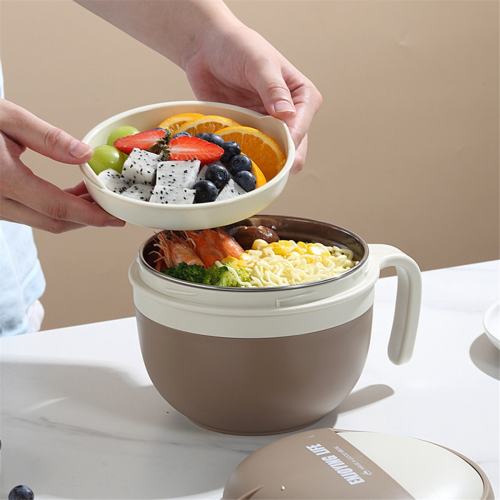 Divided Water-Filled Insulation Instant Noodle Bowl Lunch Box A 2