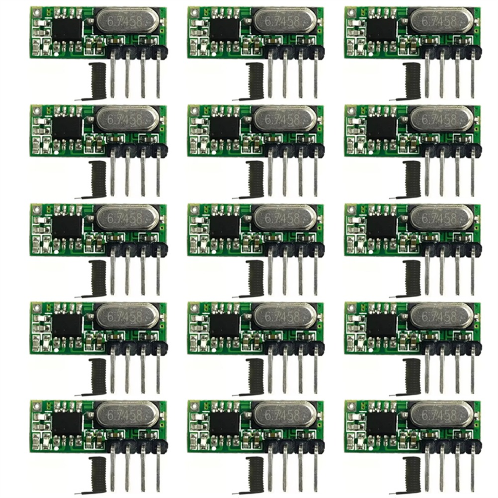 15Pcs Receiver Superheterodyne Remote Control Module Kit 4713507923395