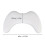 Nails Tech Bracciolo a forma di U cuscino 40x10.5cm Bianco 2