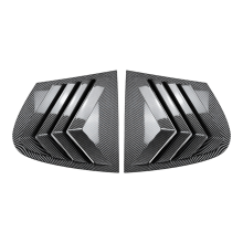 Car Louvers Shutters Blinds Cover Trim for ,Carbon Fiber Pattern