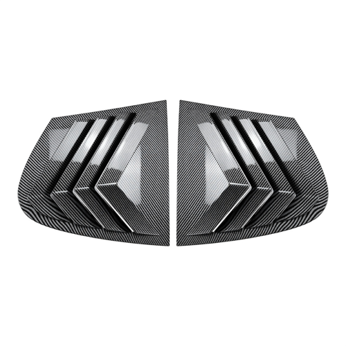 Car Louvers Shutters Blinds Cover Trim for ,Carbon Fiber Pattern