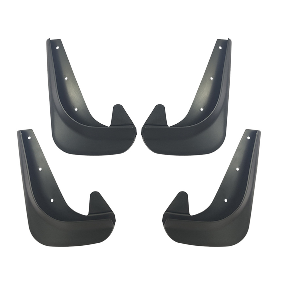 4Pcs Car Mud Flaps Splash Guards Mudflaps Front Rear Wheel Mudguards Black 4713507909146