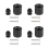 Trailer Door Holder Kit Deformation Proof Protective 4Pcs 1