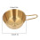 Modell 304-Edelstahl Camping-Schüssel, 4,5 oz Gold 7