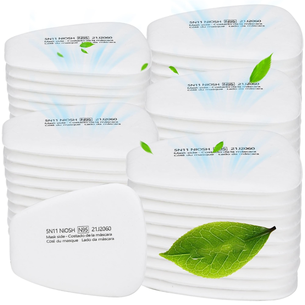 60Pc 5N11 Respirator Filter Cotton, 6001 Filter Cartridges 4713507934391