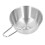 Camping-Schüssel aus 304-Edelstahl silber 4.5oz 16