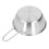 Camping-Schüssel aus 304-Edelstahl silber 4.5oz 14