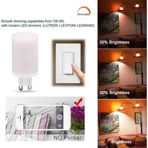 Tuya WiFi G9 Dimmable Smart Light G9 6W LED Lamp Bulb 2PCS EU Plug 2