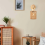Rattan Rope Bedhead Wall Lamp Cylindrical Bedroom Light, A 2