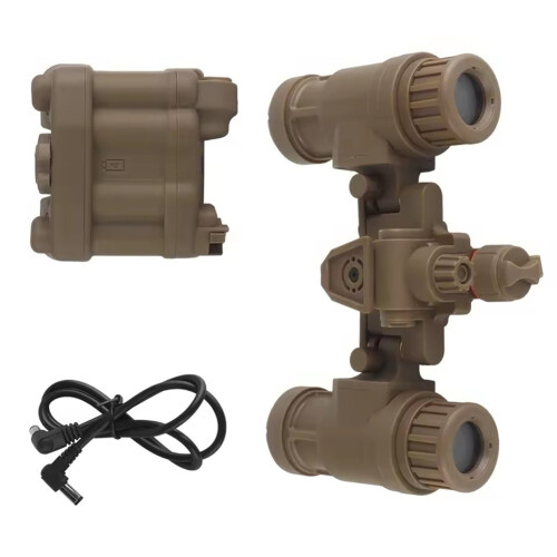 An/PVS31 Dual-Tube Binocular Night Vision Goggles Dummy Props Tan 1