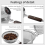 Stainless Steel Coffee Roaster with Thermometer, Home Use 3