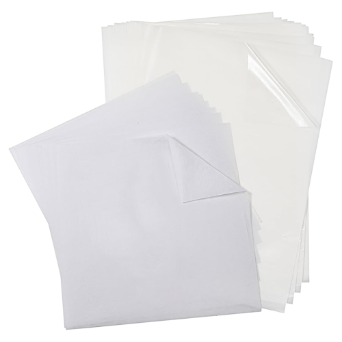 20 Pcs Double Sided Iron on Adhesive Sheets for DIY Craft