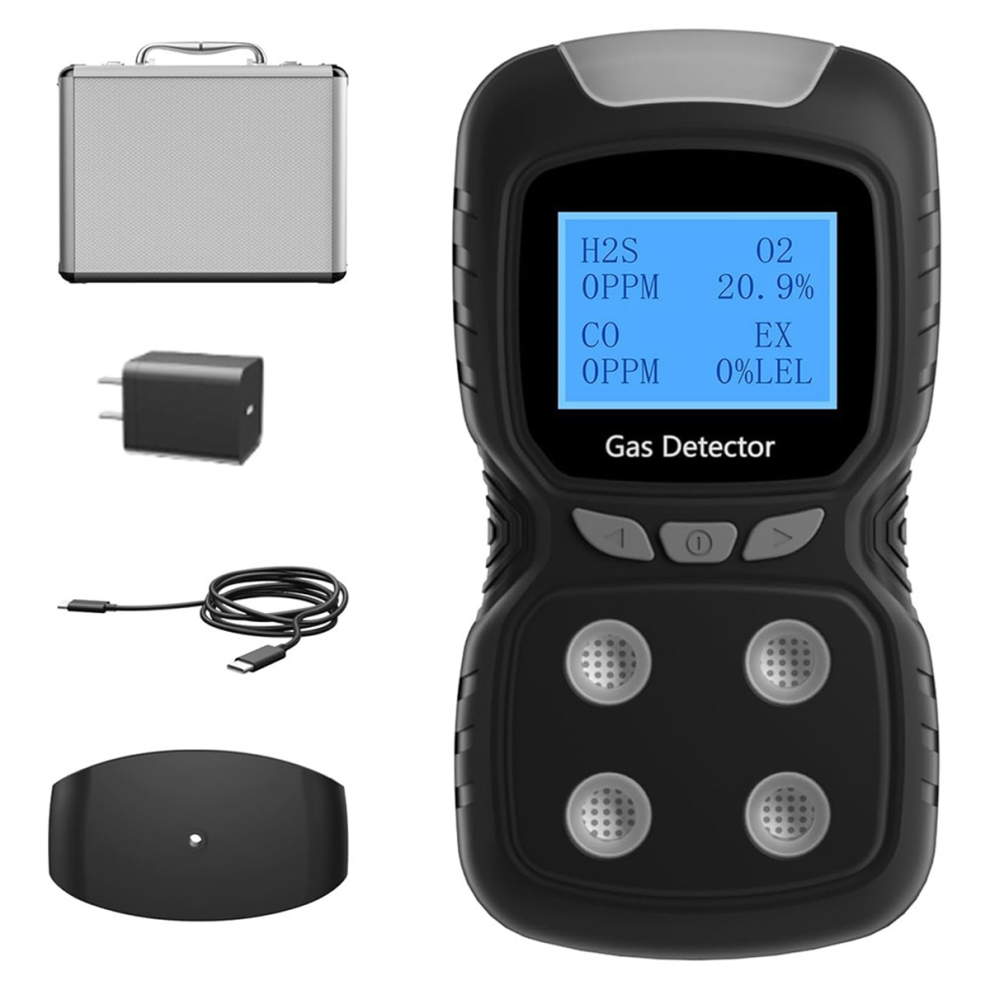 4 Gas Monitor,4 Gas Detector For H2s,Co,Lel And O2, B 4713507945281