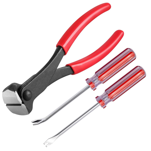3Pcs Upholstery and Construction Staple Remover Set