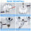 2 Piece Hot and Cold Shower Knob Replacement for Price 4