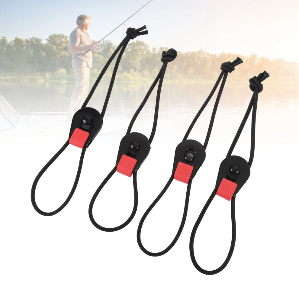 4Pcs Nylon Adjustable Reusable Fishing Rod Cable Ties For Skis, Cords, Hoses 6901340642704