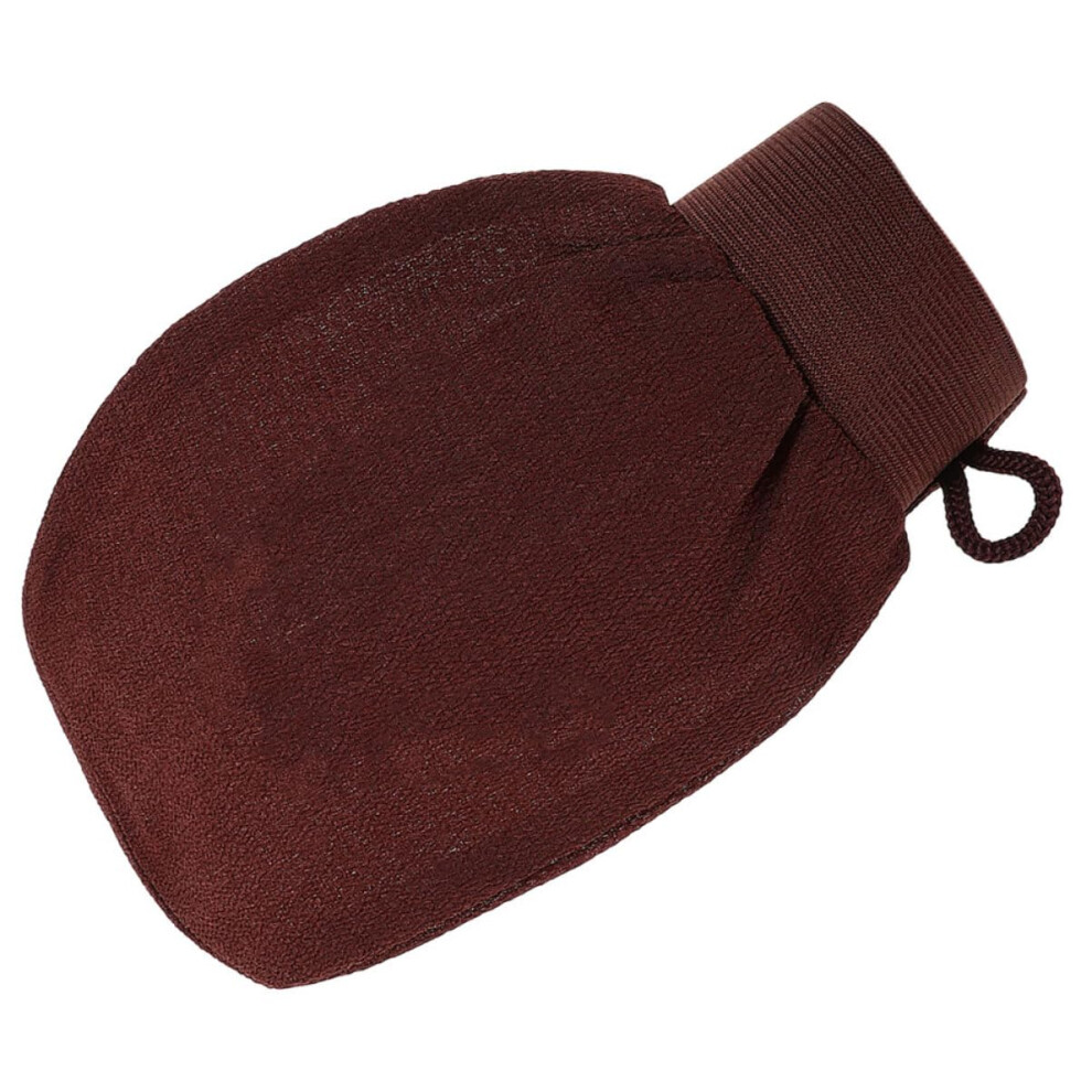 Shower Glove Exfoliating Bath Gloves for Smooth Skin Soft Synthetic Fibre Body Scrub with Coffee Infusion