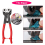 Glass Cutting Tool Set Kit, Wheeled Glass Tile Nippers Set 1