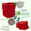 5 Pack 1-Gallon Filter Bag, Storage Bags with Filter Screen Brew Bag 5