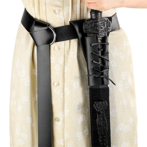 Medieval Leather Sword Frog Leather Frame Belt 1