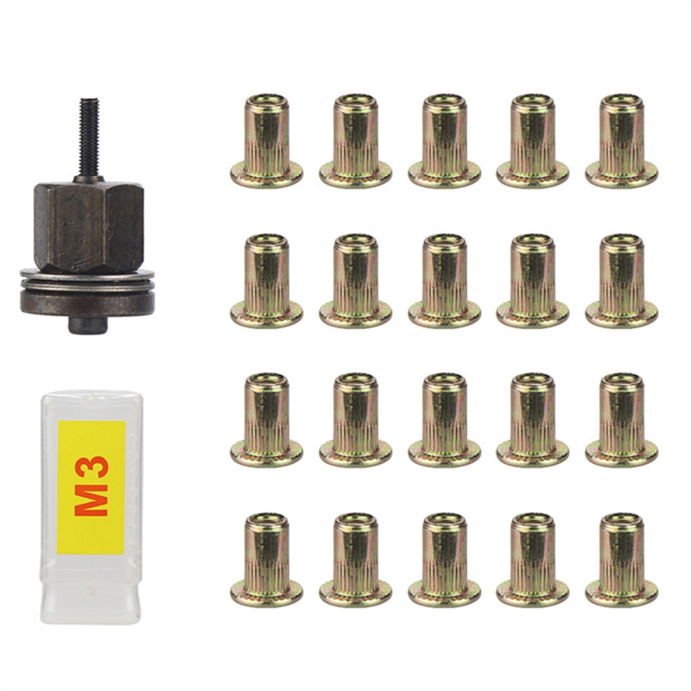 21Pcs Rivet Nut Tools Hand Rivet Nut For Rivnuts Tools For Nuts M3 4713507972560