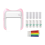 Portable Thermal Sticker Printer,with 10 Roll Paper and 5 Color Pens 1