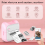 Portable Thermal Sticker Printer,with 10 Roll Paper and 5 Color Pens 4