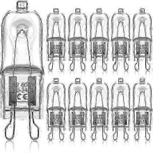 (60W) G9 halogen lamps 60W, 230V, 10 Pack 60W