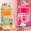 Miniature Capsule Vending Machine Toy, Plastic, 42.5x15cm, Pink 12