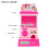 Miniature Capsule Vending Machine Toy, Plastic, 42.5x15cm, Pink 8