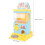 Mini machine à capsules pour jouets 42,5x15 cm bleu de bureau 2