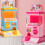 Mini machine à capsules pour jouets 42,5x15 cm bleu de bureau 5