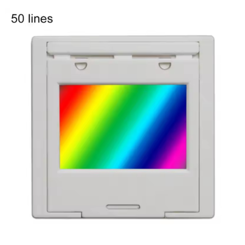 Transmission Diffraction Grating with Frame Line Spectrophotometer A 1