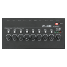MIX800 8 Channel Ultra Low Noise Stereo Line Mixer Mini Professional