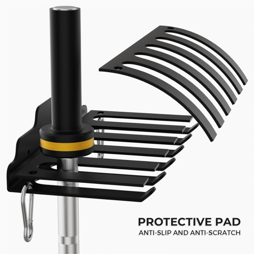 Barbell Hanger,Garage Gym Bar Wall Rack,Vertical Barbell Mount Rack 1