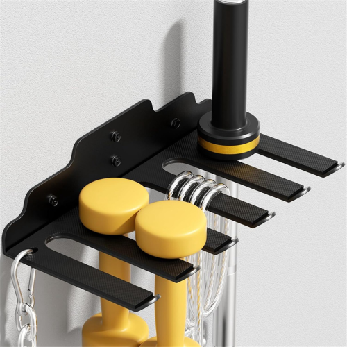 Barbell Hanger,Garage Gym Bar Wall Rack,Vertical Barbell Mount Rack 2