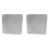 2pcs Silica Gel Absorbent Mat for Ice Maker Bottom 37.5x37.5cm Gray 1