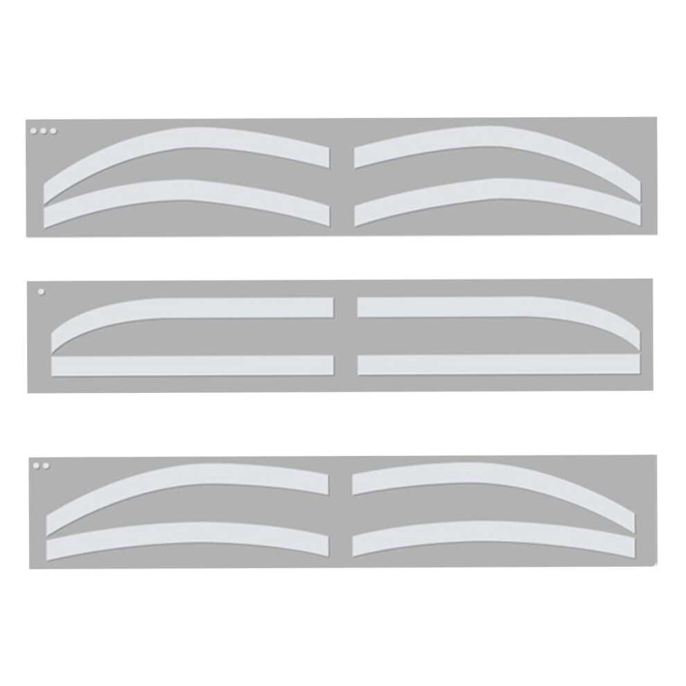 Disposable Eyebrow Templates 6 Pairs Adhesive Stickers for Eyebrow Design