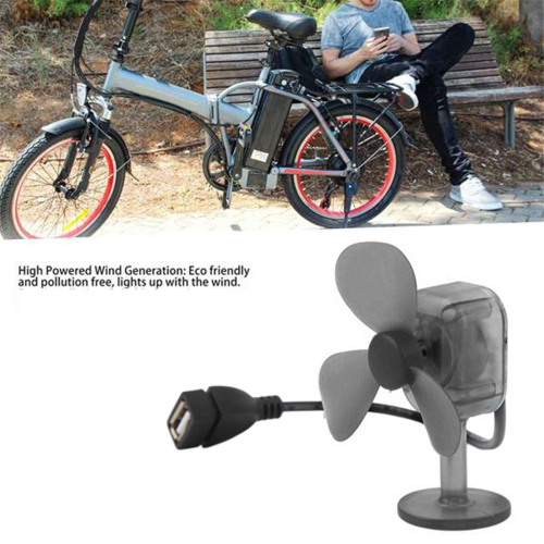 USB 5W Mini Portable Wind Power Generator Motor Alternator Emergency 2
