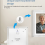 WIFI Acrylic Digital Photo Frame 10.1Inch Display IPS Screen UK Plug 4