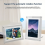 WIFI Acrylic Digital Photo Frame 10.1Inch Display IPS Screen UK Plug 5