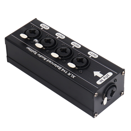 6.5TS Balanced XLR 1 in 4 Out Audio Distributor