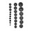 25Pcs Saxophone Leather Pads Universal Airtight 8