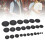 25Pcs Saxophone Leather Pads Universal Airtight 11